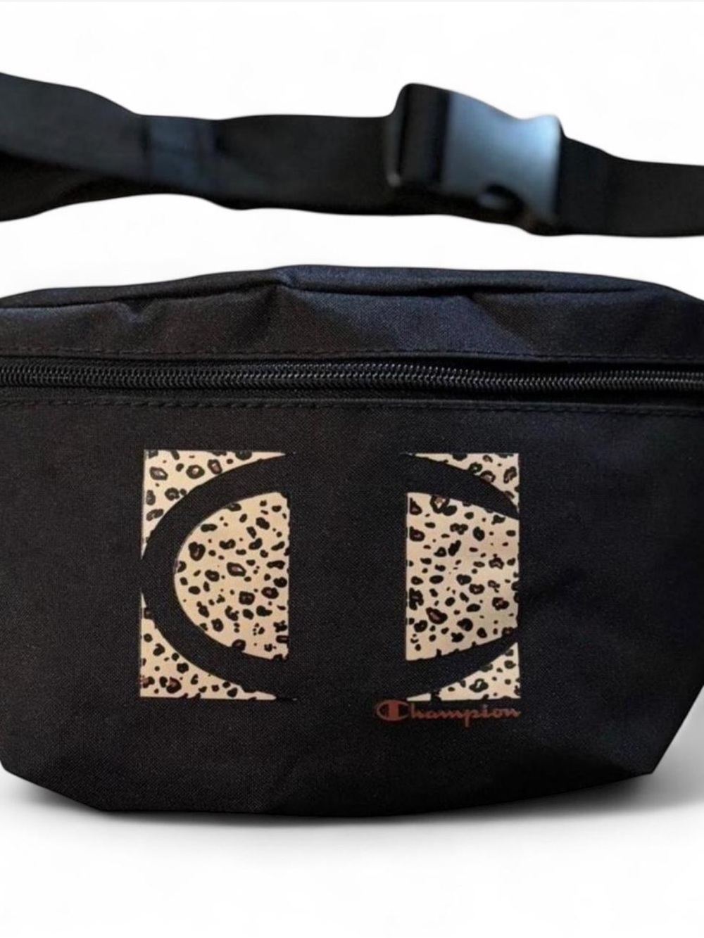 Vintage Champion Leopard Waist Bag